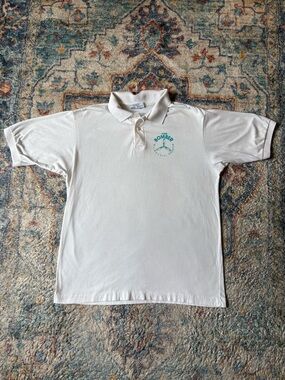 Vintage B-17 Bomber Plane Polo Shirt Size XL